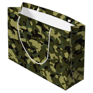 Sacola Para Presentes Grande Camuflagem Euro Primavera