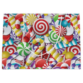 Sacola Para Presentes Grande Candyland