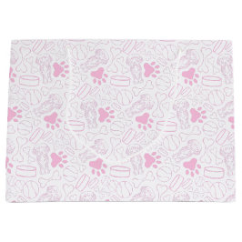 Sacola Para Presentes Grande Cão de Enchimento de Salsicha de Cabelo Longo