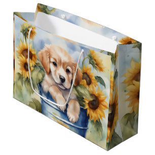 Sacola Para Presentes Grande Cãozinho