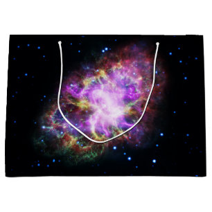 Sacola Para Presentes Grande Caranguejo Nebula Supernova Remanescente Composto