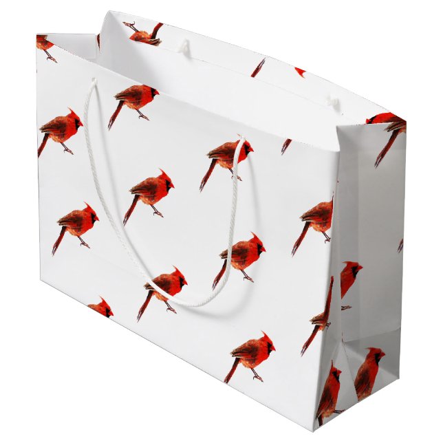 Sacola Para Presentes Grande Cardeal(s) (Verso inclinado)