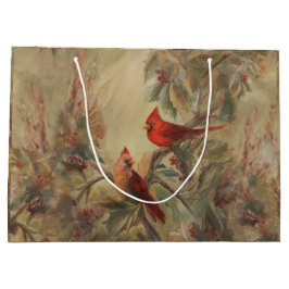 Sacola Para Presentes Grande Cardinais de Férias