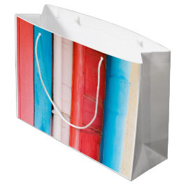 Sacola Para Presentes Grande Caribe cores - abstrato