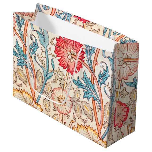 Sacola Para Presentes Grande Carnação, William Morris Large Gift Bag (Frente inclinada)
