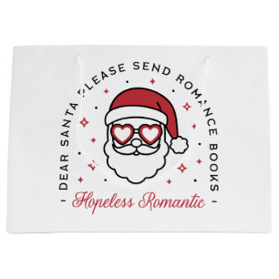 Sacola Para Presentes Grande Caros Papais noeis românticos e sem esperança