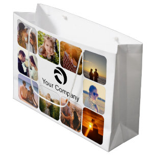 Sacola Para Presentes Grande Carregar a sua fotografia