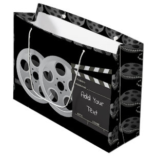 Sacola Para Presentes Grande Carretel de filme, saco do presente de