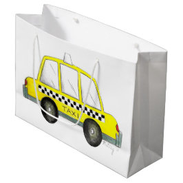 Sacola Para Presentes Grande Carro-Cabina Verificado Nova Iorque amarelo Taxi N