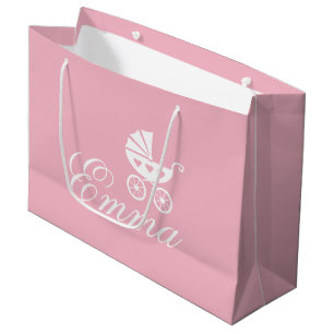Sacola Para Presentes Grande Carruagem de bebê elegante carrinho de bebê person