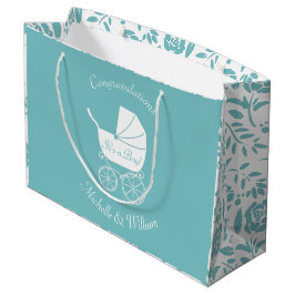 Sacola Para Presentes Grande Carruagem Vintage