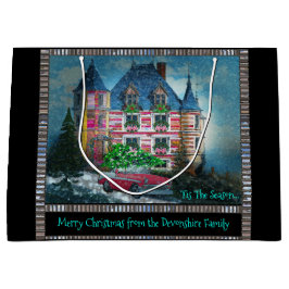 Sacola Para Presentes Grande Casa para Natal