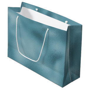 Sacola Para Presentes Grande Casamento Azul Teal