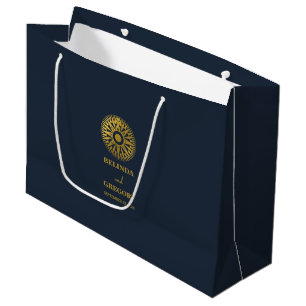 Sacola Para Presentes Grande Casamento de Passaporte de Casamento de Destino