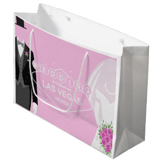 SACOLA PARA PRESENTES GRANDE CASAMENTO EM LAS VEGAS GIFT BAG