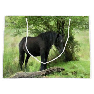 SACOLA PARA PRESENTES GRANDE CAVALOS