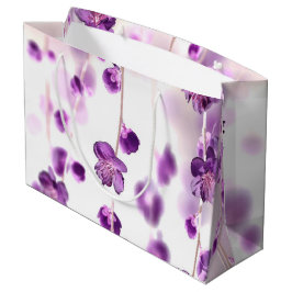 Sacola Para Presentes Grande Cereja floresce