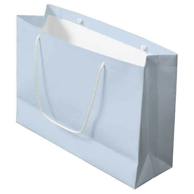Sacola Para Presentes Grande Chá de Bebê Azul Bebê (Frente inclinada)