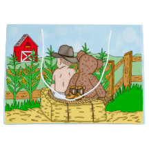 Chá de fraldas de Lil' Cowboy e Teddy Bear Boy