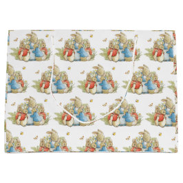 Sacola Para Presentes Grande Chá de Garotinha do Coelho