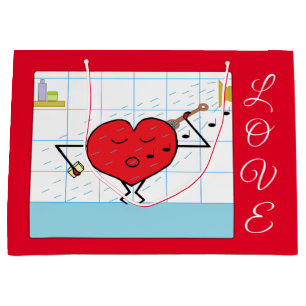 Sacola Para Presentes Grande Chá você com amor: