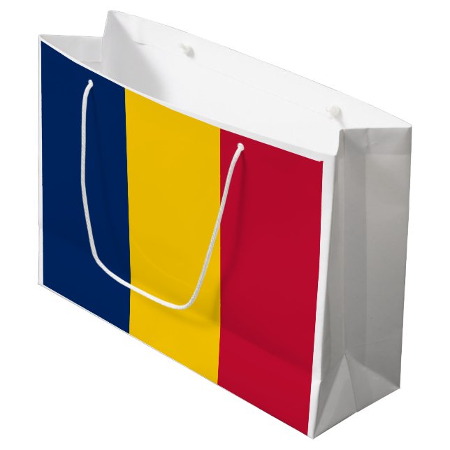Sacola Para Presentes Grande Chad Flag (Frente inclinada)