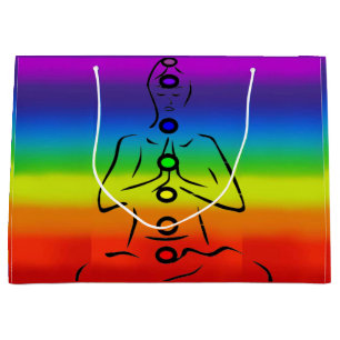 Sacola Para Presentes Grande Chakra/Reiki