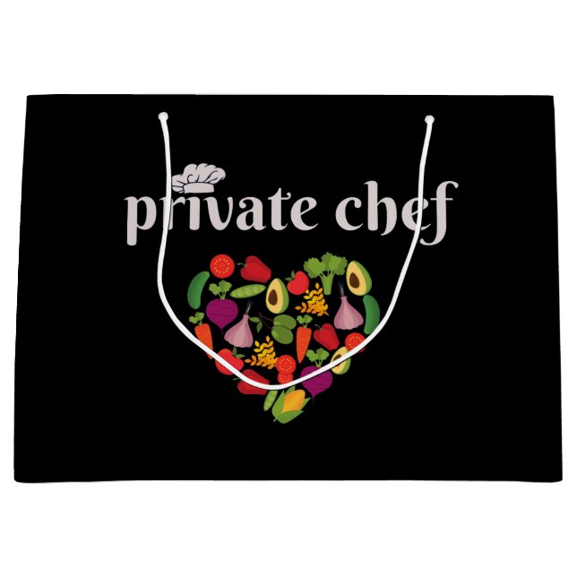 Sacola Para Presentes Grande Chef Privado (Frente)