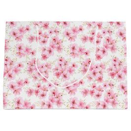 Sacola Para Presentes Grande Cherry Blossom Gift Bag
