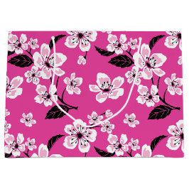 Sacola Para Presentes Grande CHERRY BLOSSOM - SAKURA (PINK) Saco de presentes