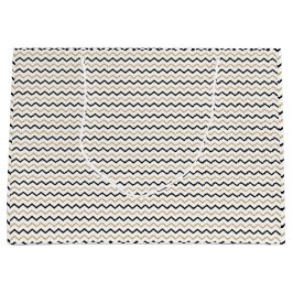 Sacola Para Presentes Grande Chic Black, White e Dourada Gifon Gifron Bag