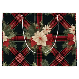 Sacola Para Presentes Grande "Chic Check Gift Bag"