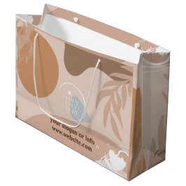 Sacola Para Presentes Grande Chic Mínimo de Empresa para Logotipos Corporativos