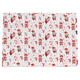 Sacola Para Presentes Grande Christmas gift bag