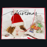 SACOLA PARA PRESENTES GRANDE CHRISTMAS GIFT HAMSTER COM SANTA HAT<br><div class="desc">PAPEL GIFT BAGS FOTO DE HAMSTER COM SANTA HAT</div>