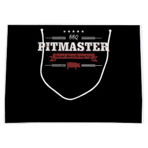 Sacola Para Presentes Grande CHURRASCO CHURRASCO De Pitmaster Baixo E Lento É