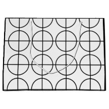 Círculo de Stripe Preto e Branco