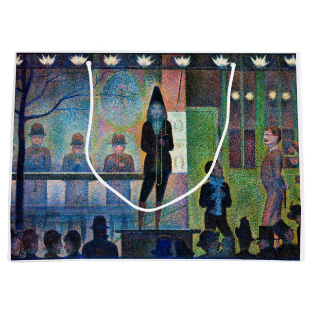 Sacola Para Presentes Grande Circus Sideshow, Seurat (Frente)