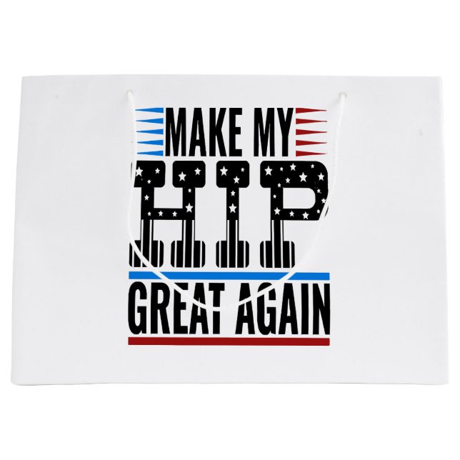 Sacola Para Presentes Grande Cirurgia da anca (Frente)