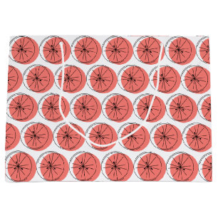 Sacola Para Presentes Grande Citrus Pink Multi-dom Grande