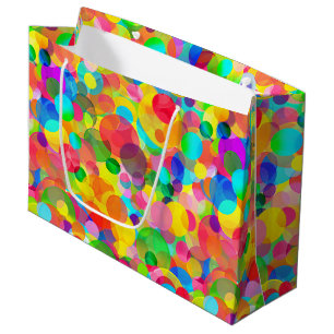 Sacola Para Presentes Grande CKC Party Dots-GIFT BAG L