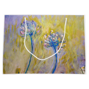 Sacola Para Presentes Grande Claude Monet - Agapanthus