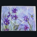 Sacola Para Presentes Grande Claude Monet - Lilac Irises / Iris Mauves<br><div class="desc">Lilac Irises / Iris Mauves - Claude Monet,  1914-1917</div>