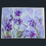 Sacola Para Presentes Grande Claude Monet - Lilac Irises / Iris Mauves<br><div class="desc">Lilac Irises / Iris Mauves - Claude Monet,  1914-1917</div>