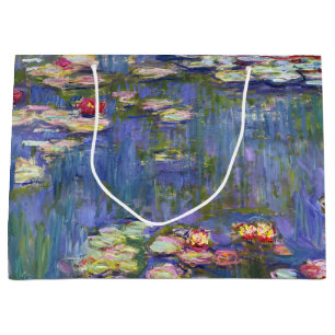 Sacola Para Presentes Grande Claude Monet - Lírios/Ninfas