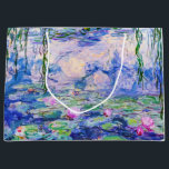 Sacola Para Presentes Grande Claude Monet - Lírios/Ninfas 1919<br><div class="desc">Lírios/Ninfas (W.1852) - Claude Monet,  Petróleo na Canvas,  1916-1919</div>