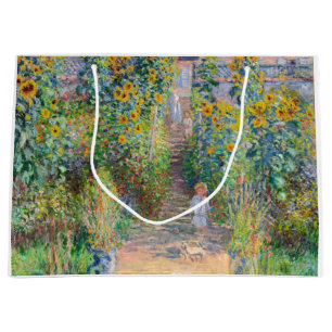 Sacola Para Presentes Grande Claude Monet - O Jardim do Artista em Vetheuil