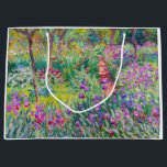 Sacola Para Presentes Grande Claude Monet - O Jardim Íris de Giverny<br><div class="desc">Jardim Íris em Giverny / Jardim do Artista em Giverny - Claude Monet,  1899-1900</div>