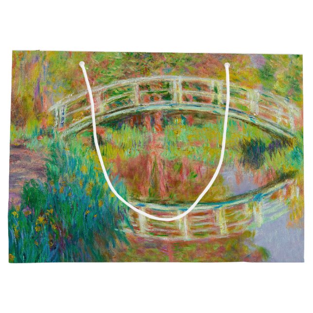 Sacola Para Presentes Grande Claude Monet - Ponte Japonesa, Giverny (Verso)