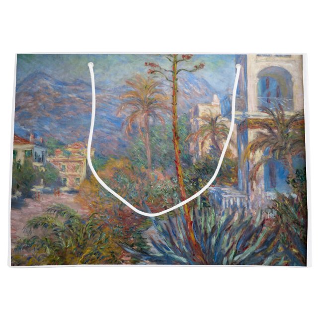 Sacola Para Presentes Grande Claude Monet - Villas em Bordighera (Frente)